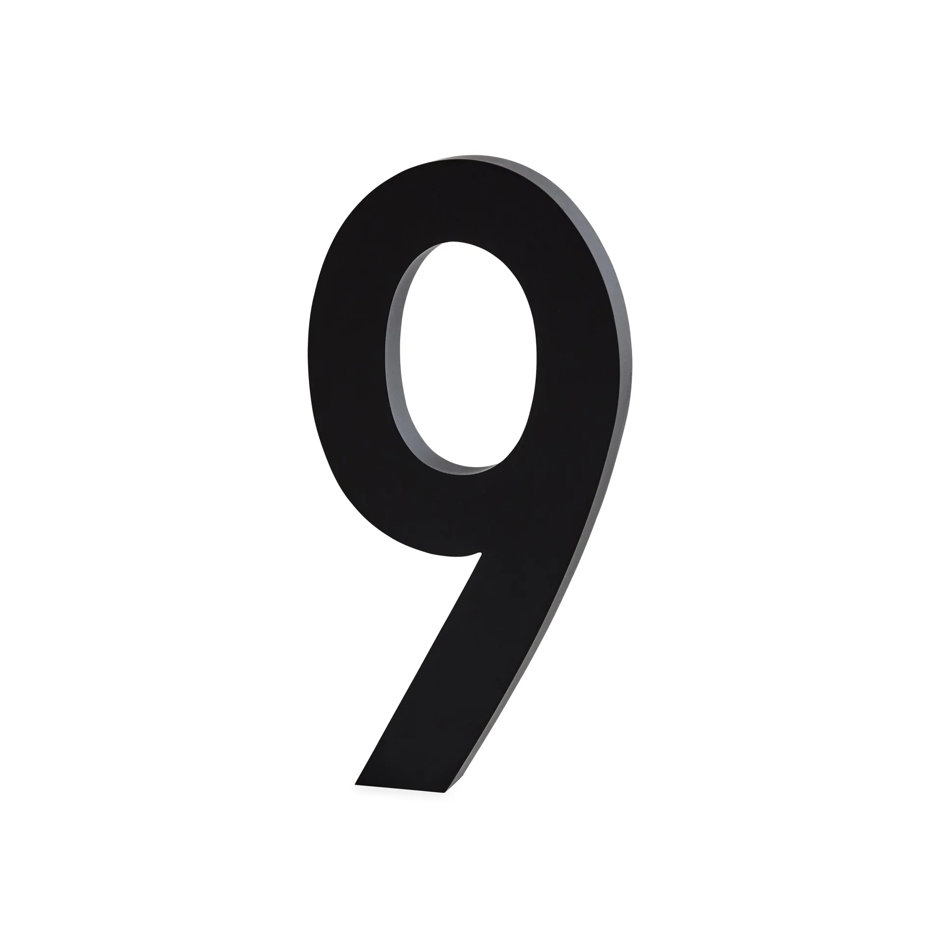 Design Letters cijfers aluminum 50 mm., 9 Design Letters