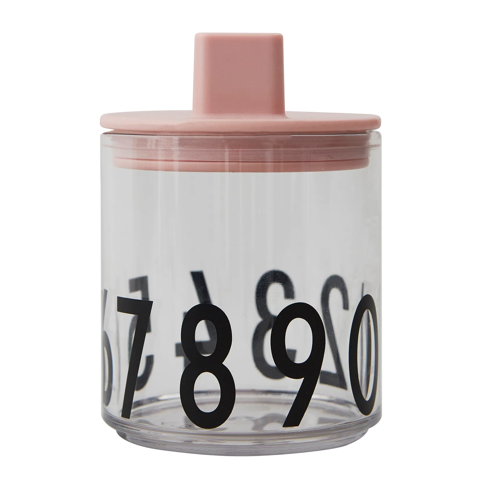 Design Letters deksel voor tritaanglas, Nude Design Letters