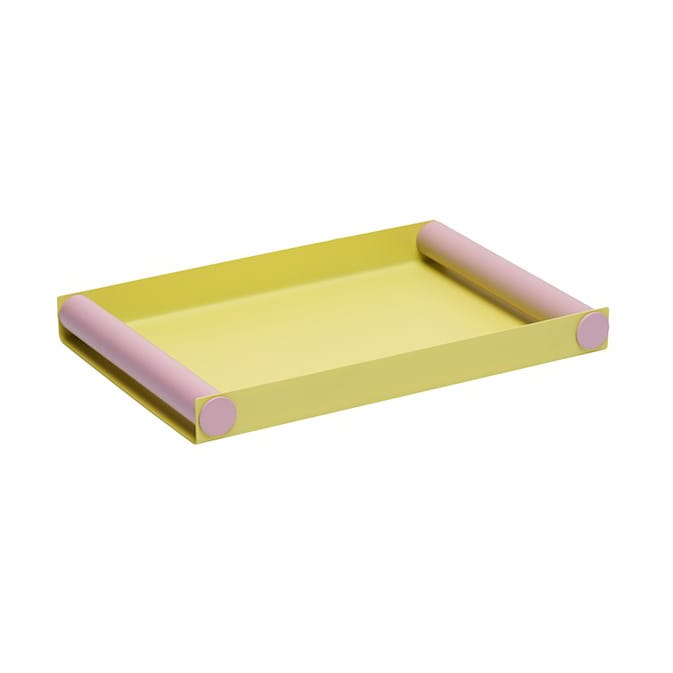 Design Letters Dienblad medium - Geel-lavendel - Design Letters