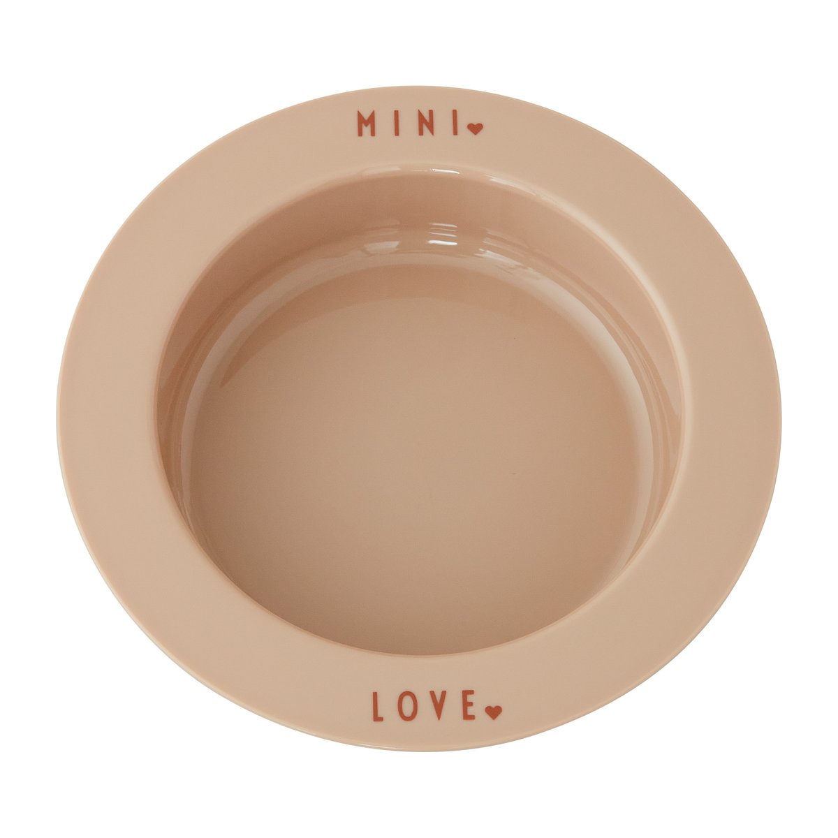 Design Letters Design Letters diep bord favoriet mini Beige-love