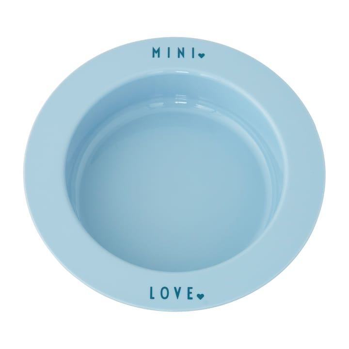 Design Letters diep bord favoriet mini - Light blue-love - Design Letters