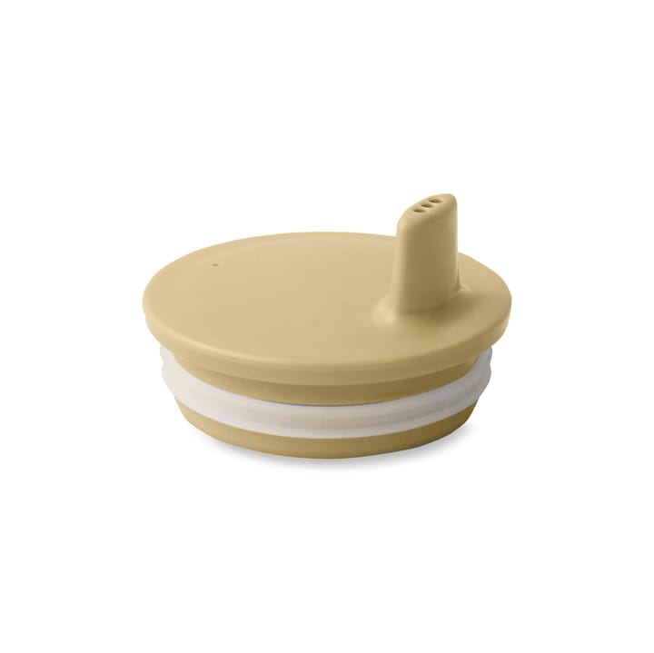 Design Letters drinktuit/deksel voor melamine beker - Beige - Design Letters