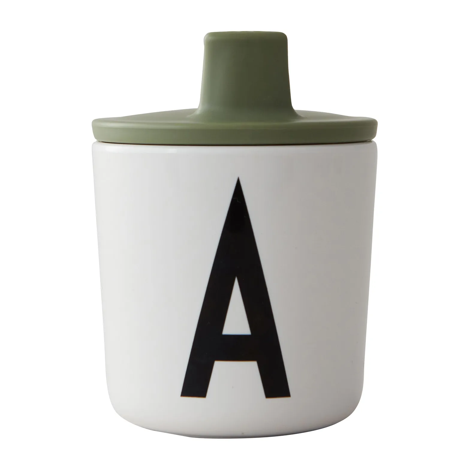 Design Letters drinktuit/deksel voor melamine beker, Forest green Design Letters