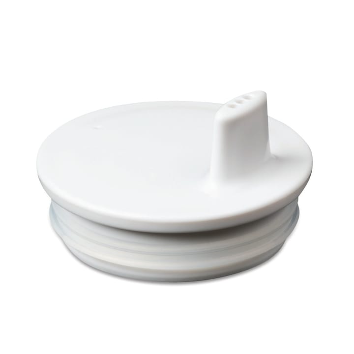 Design Letters drinktuit/deksel voor melamine beker - wit - Design Letters