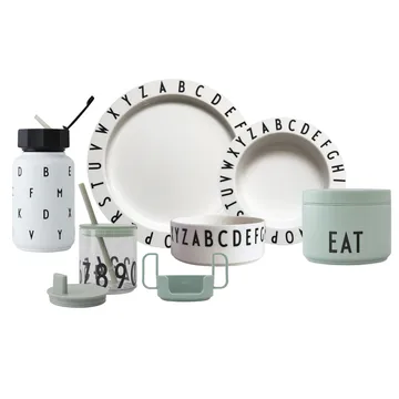 Design Letters Eat & Learn Premium cadeauset - Groen-wit - Design Letters