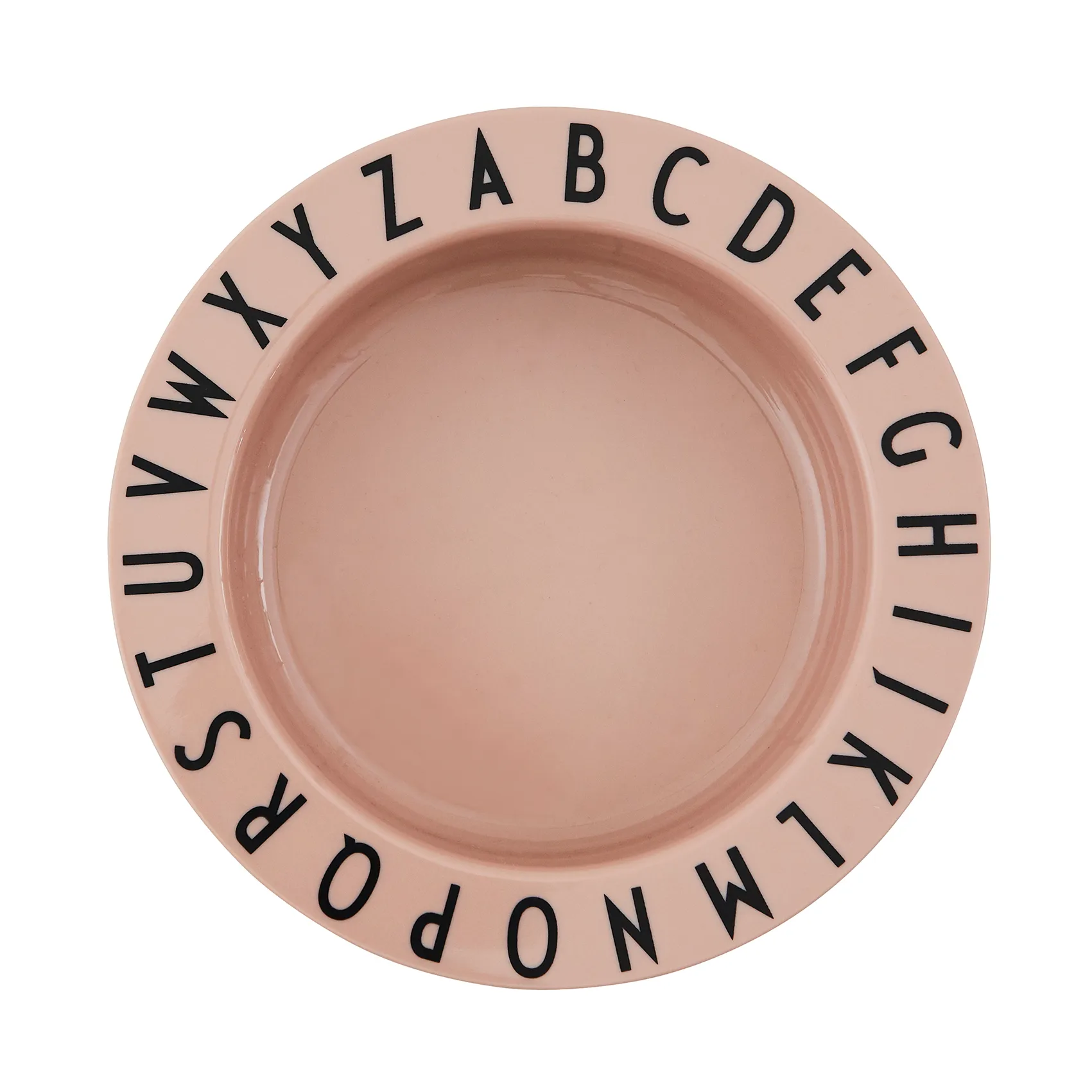 Design Letters Eat&Learn diep bord, Nude Design Letters