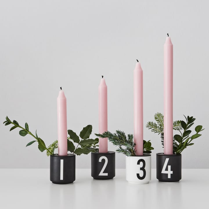 Design Letters espressokopjes 4-pack zwart, Black Design Letters