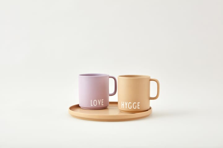 Design Letters favoriet bord Ø22 cm, Hygge-beige Design Letters