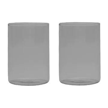 Design Letters favoriete glas 35 cl 2-pack - Smoke - Design Letters