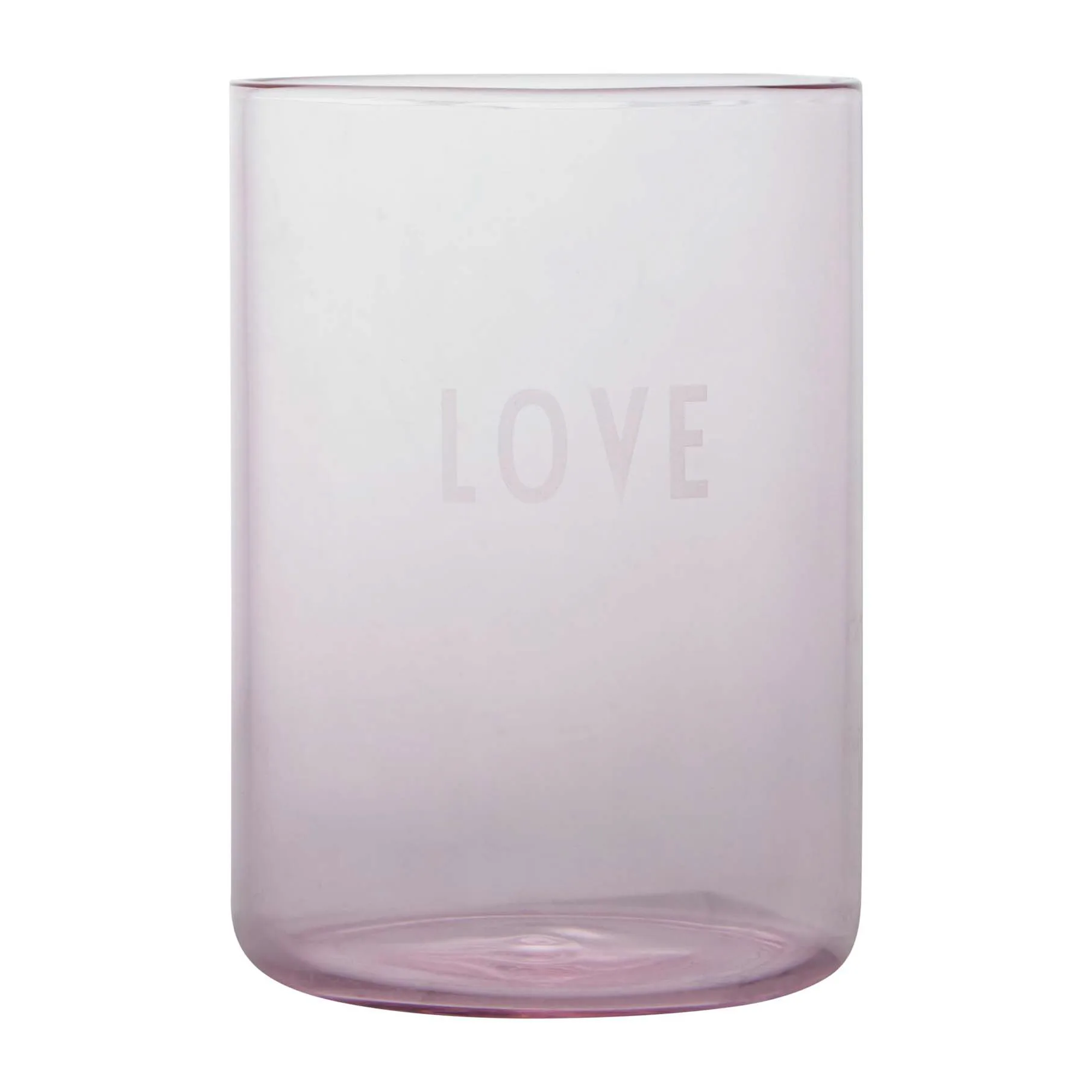 Design Letters favoriete glas 35 cl, Love-rose Design Letters
