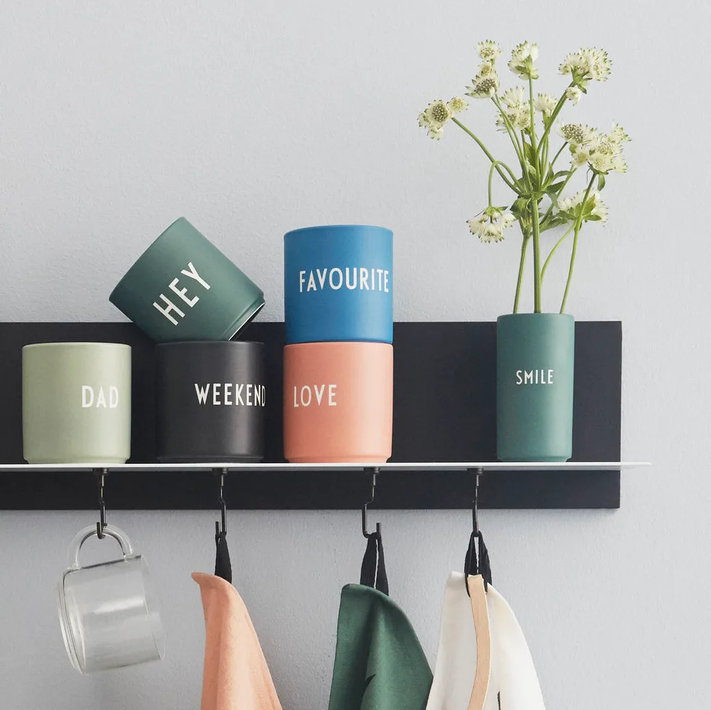 Design Letters favoriete mok 25 cl, Dad/Love-green Design Letters