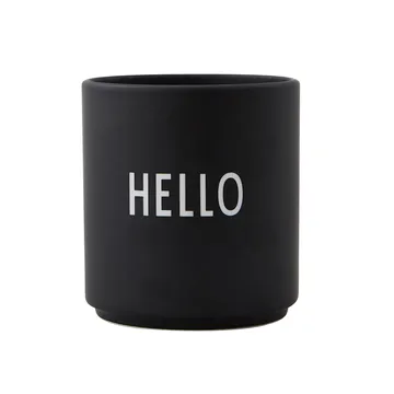 Design Letters favoriete mok 25 cl - Hello-black - Design Letters