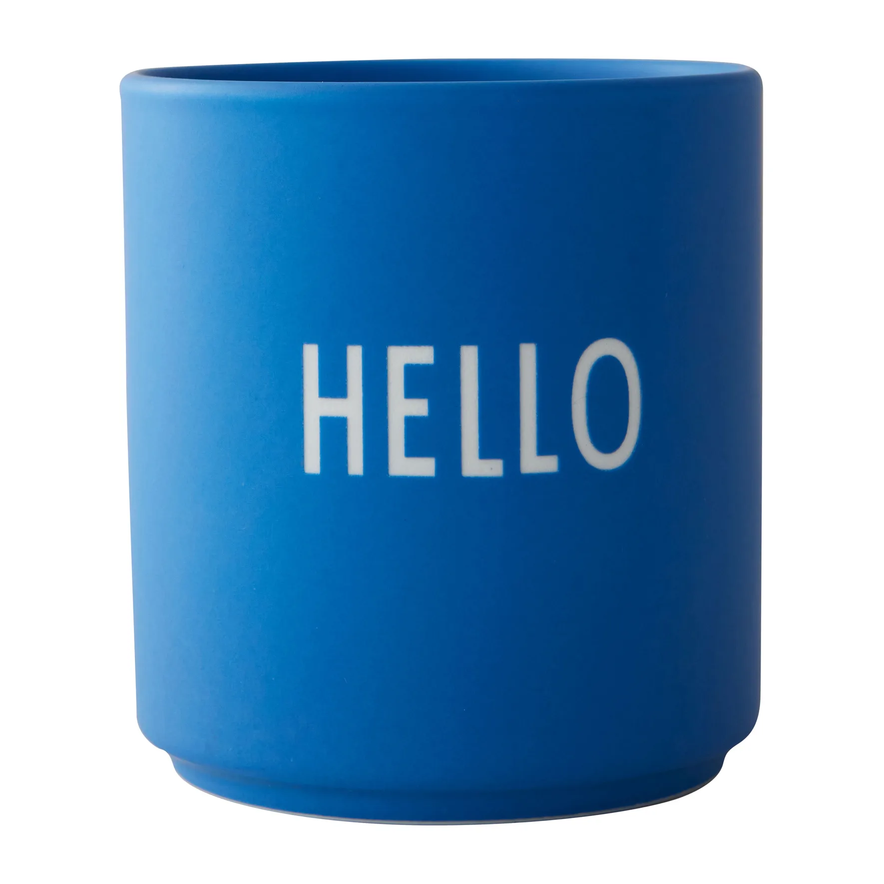 Design Letters favoriete mok 25 cl, Hello-cobalt blue Design Letters