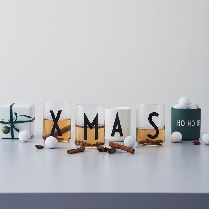 Design Letters favoriete mok 25 cl, Ho ho ho-dark green Design Letters