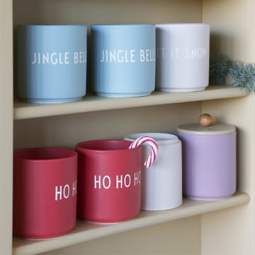 Design Letters favoriete mok 25 cl - Ho ho ho-faded rose - Design Letters