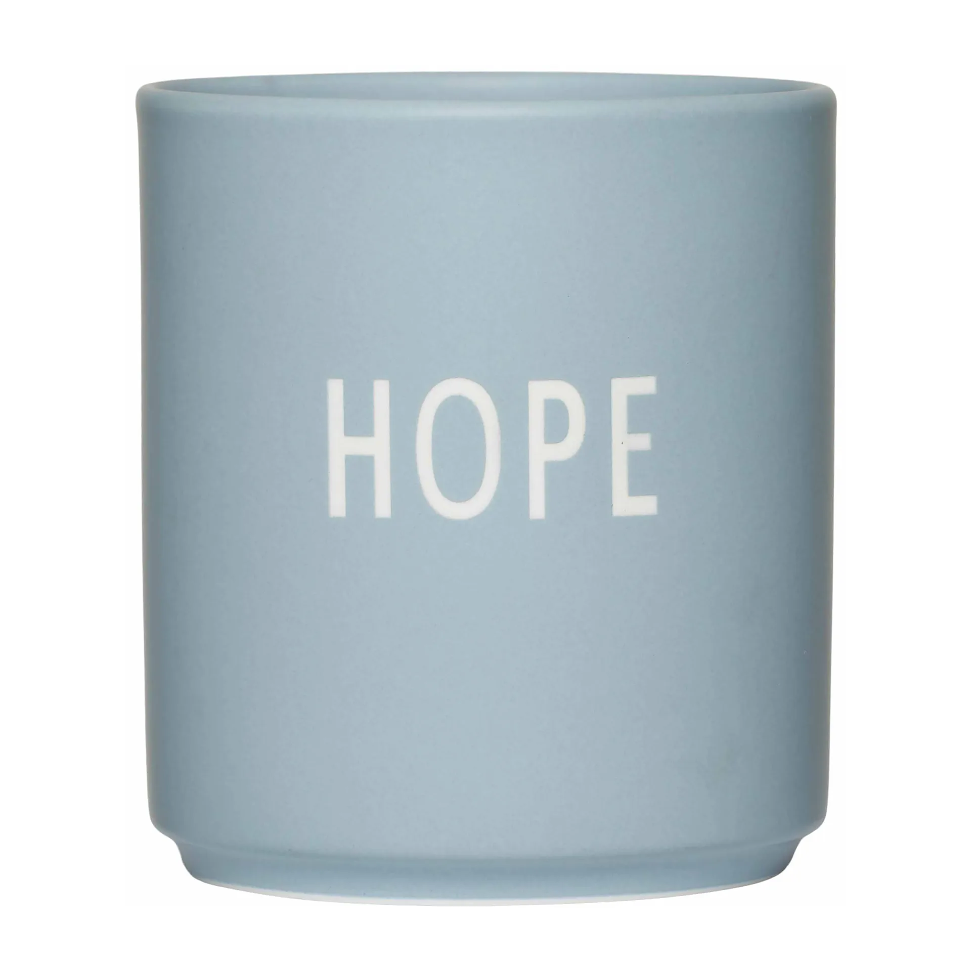 Design Letters favoriete mok 25 cl, Hope-light blue Design Letters