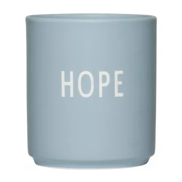 Design Letters favoriete mok 25 cl - Hope-light blue - Design Letters
