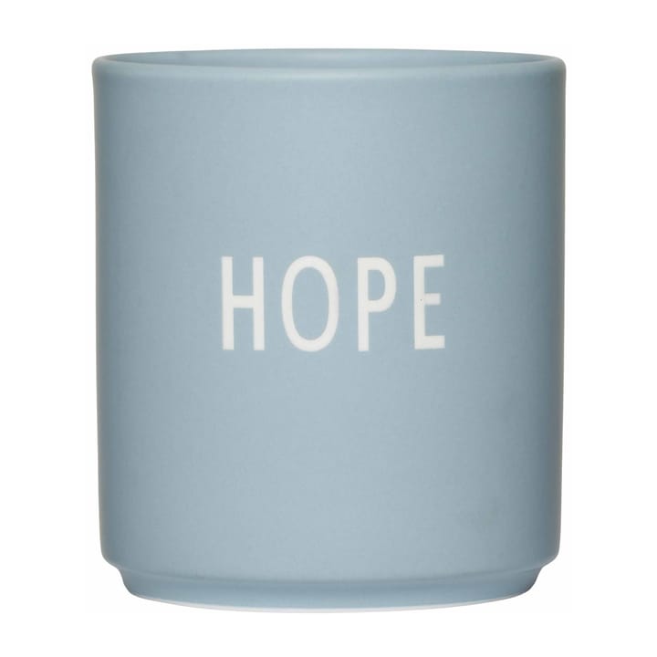 Design Letters favoriete mok 25 cl - Hope-light blue - Design Letters