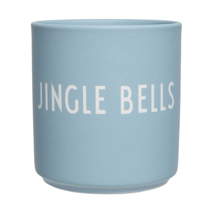 Design Letters favoriete mok 25 cl - Jingle bells-light blue - Design Letters
