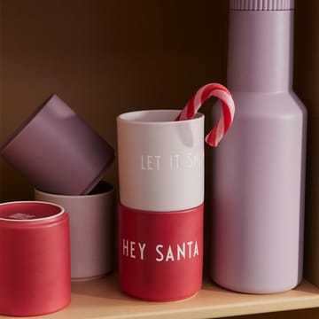 Design Letters favoriete mok 25 cl - Let it snow-pastel beige - Design Letters