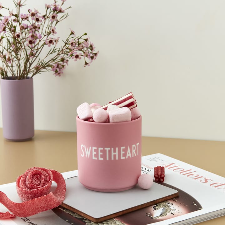 Design Letters favoriete mok 25 cl, Sweetheart-pink Design Letters