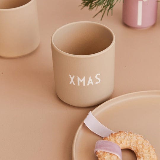 Design Letters favoriete mok 25 cl, Xmas-beige Design Letters