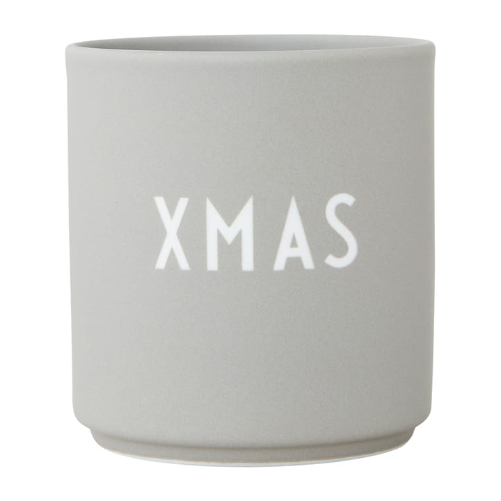 Design Letters favoriete mok 25 cl - Xmas-cool grey - Design Letters
