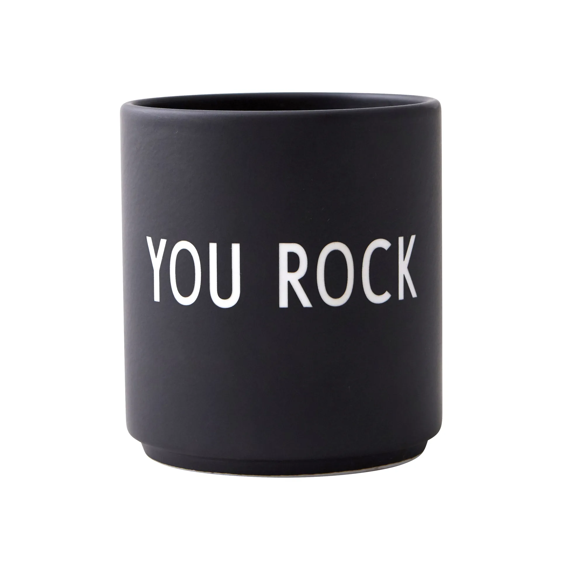 Design Letters favoriete mok 25 cl, You rock-black Design Letters