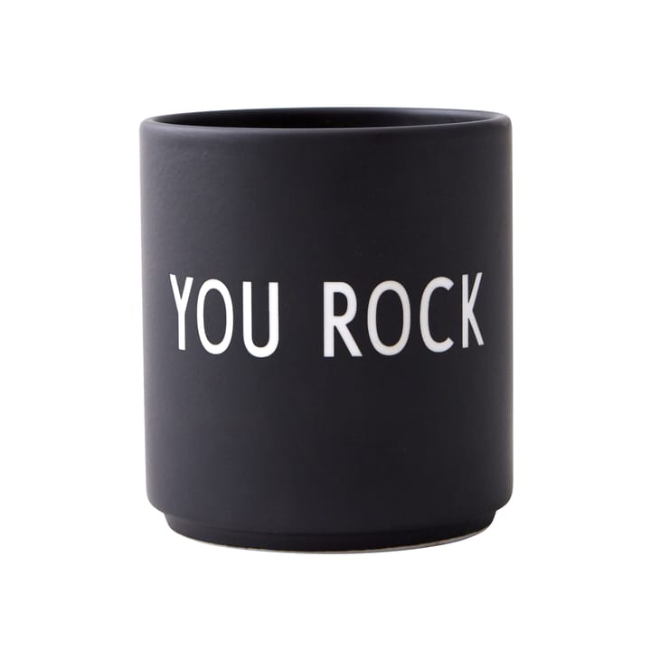 Design Letters favoriete mok 25 cl - You rock-black - Design Letters