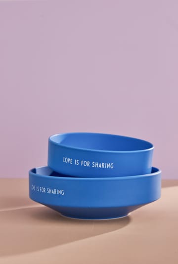 Design Letters favoriete schaal large Ø22 cm - Cobalt blue - Design Letters