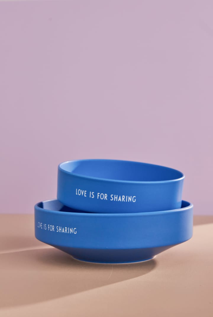 Design Letters favoriete schaal large Ø22 cm, Cobalt blue Design Letters