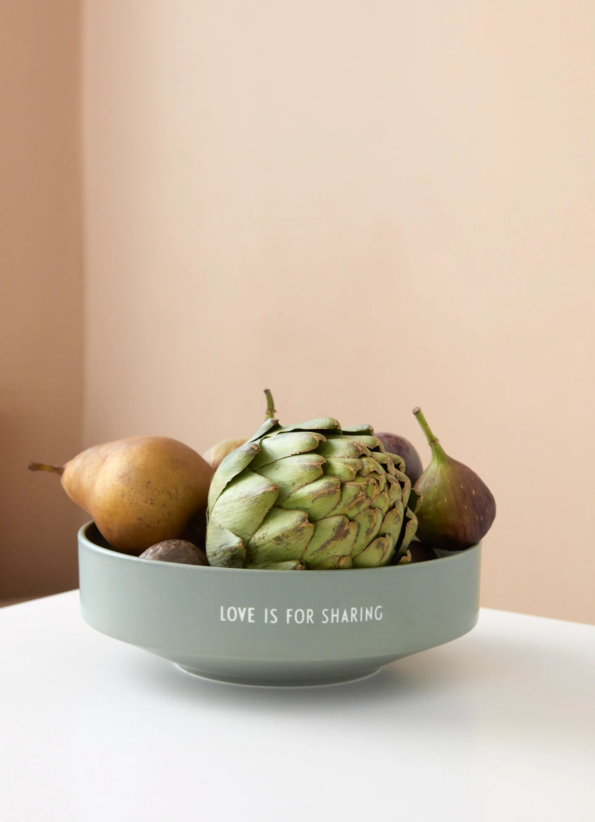 Design Letters favoriete schaal medium Ø17,5 cm, Green Design Letters