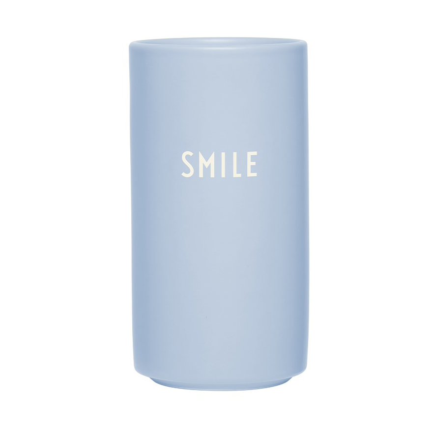 Design Letters favoriete vaas Smil | Scandinavisch Interieur | Vazen | Blauw