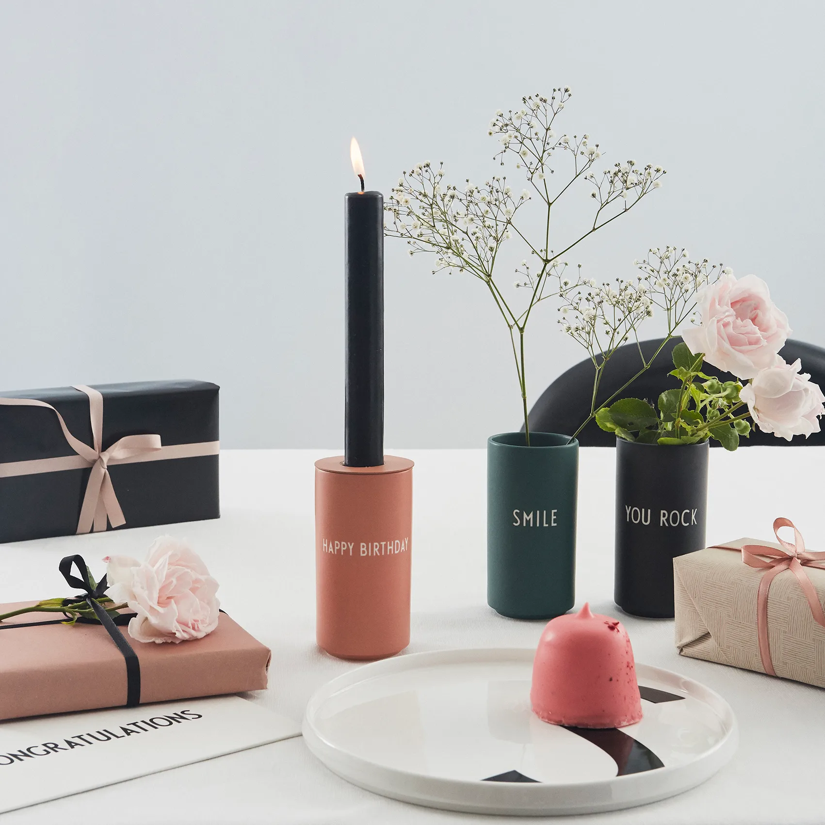 Design Letters favoriete vaas, Smile Design Letters