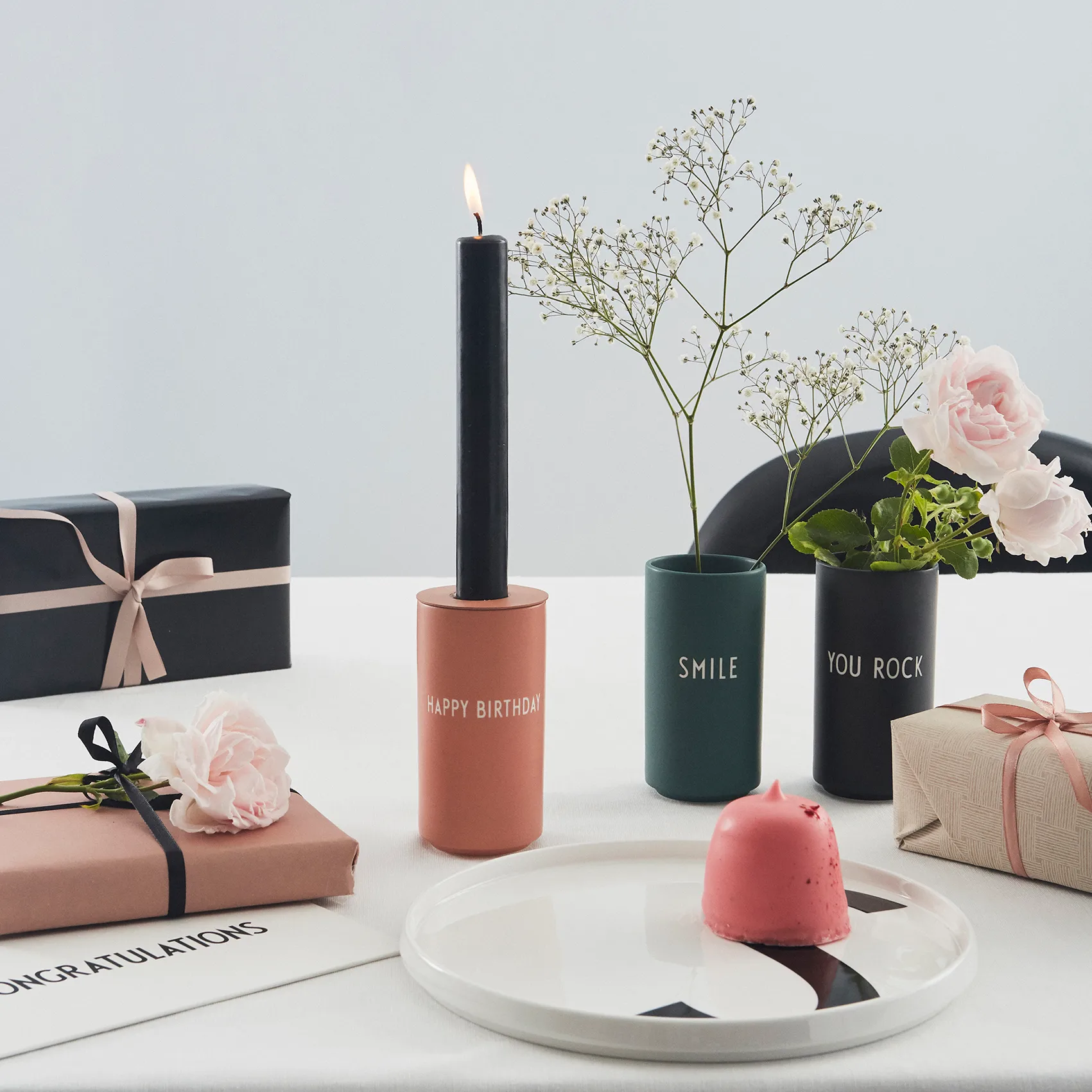 Design Letters favoriete vaas, You rock Design Letters