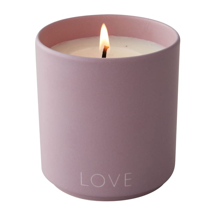 Design Letters geurkaars Ø8 cm - Love-lavender - Design Letters