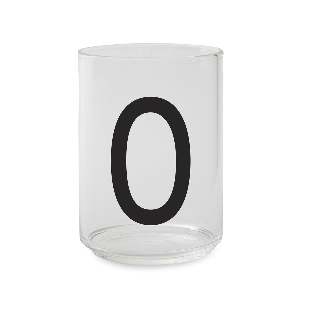 Design Letters glas O | Scandinavisch Interieur | Drinkglazen | Transparant