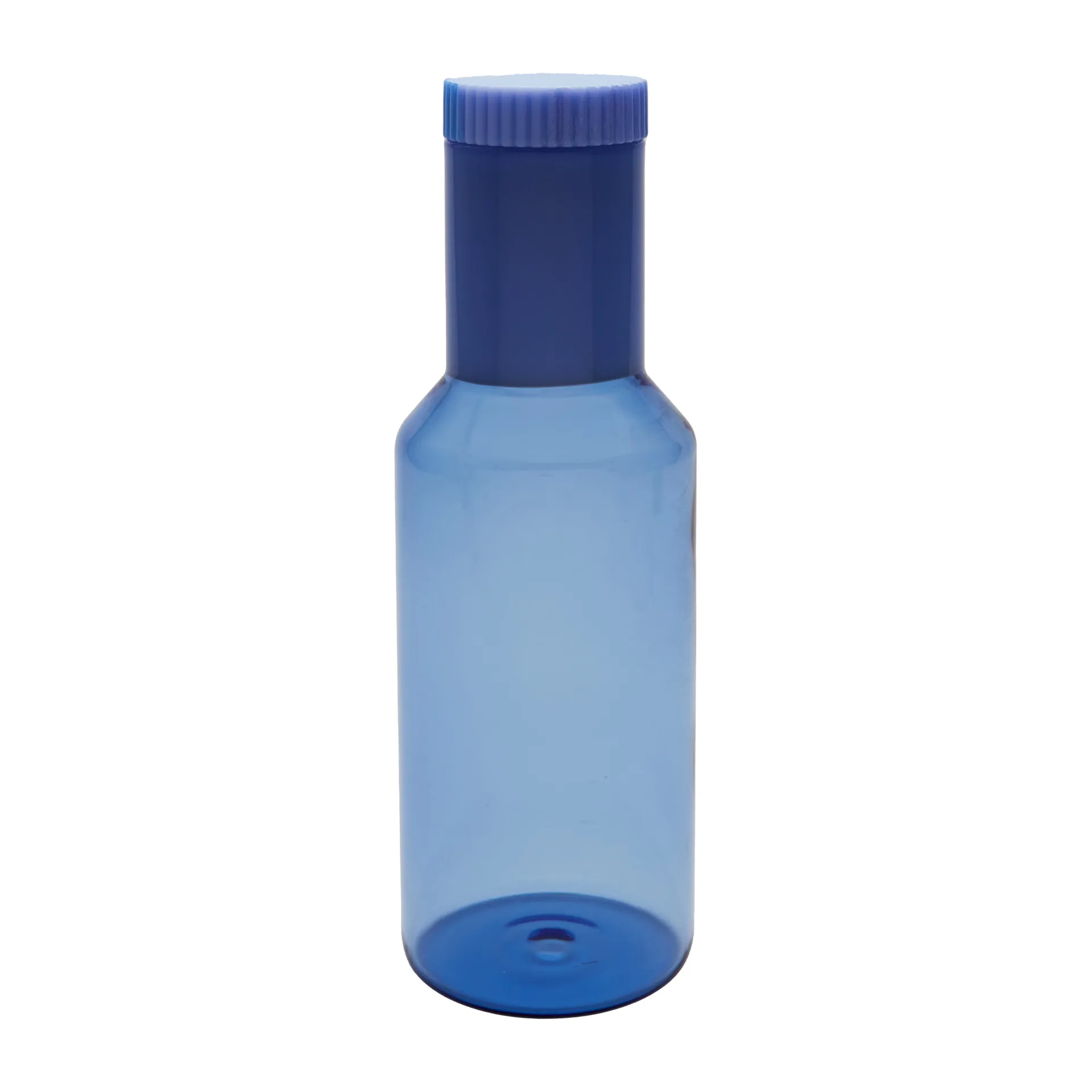 Design Letters glazen karaf tube 1 L, Blue/milky blue Design Letters