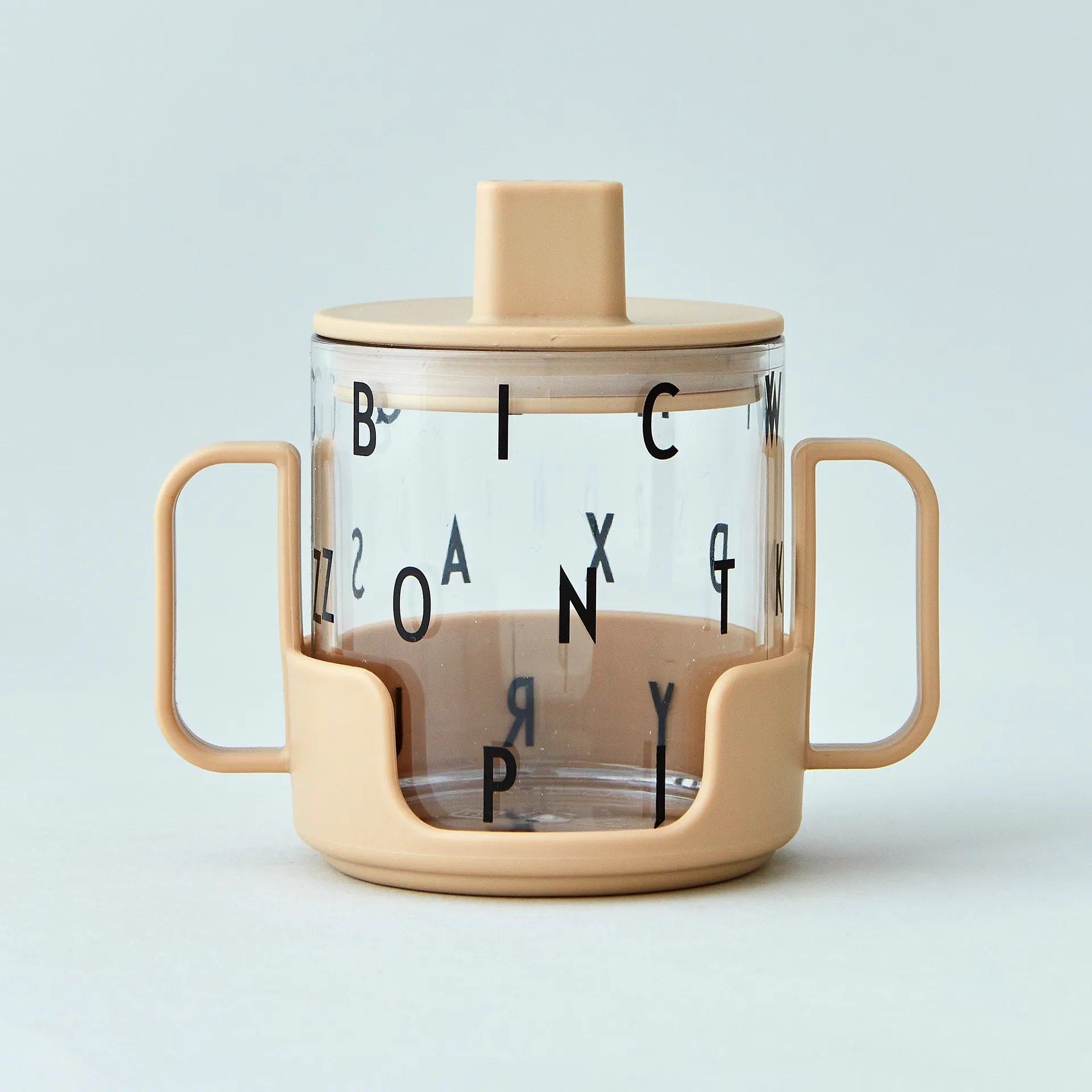 Design Letters handvat voor tritanglas, Beige Design Letters