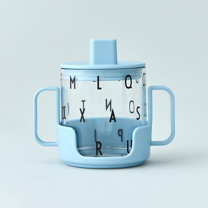 Design Letters handvat voor tritanglas, Lichtblauw Design Letters