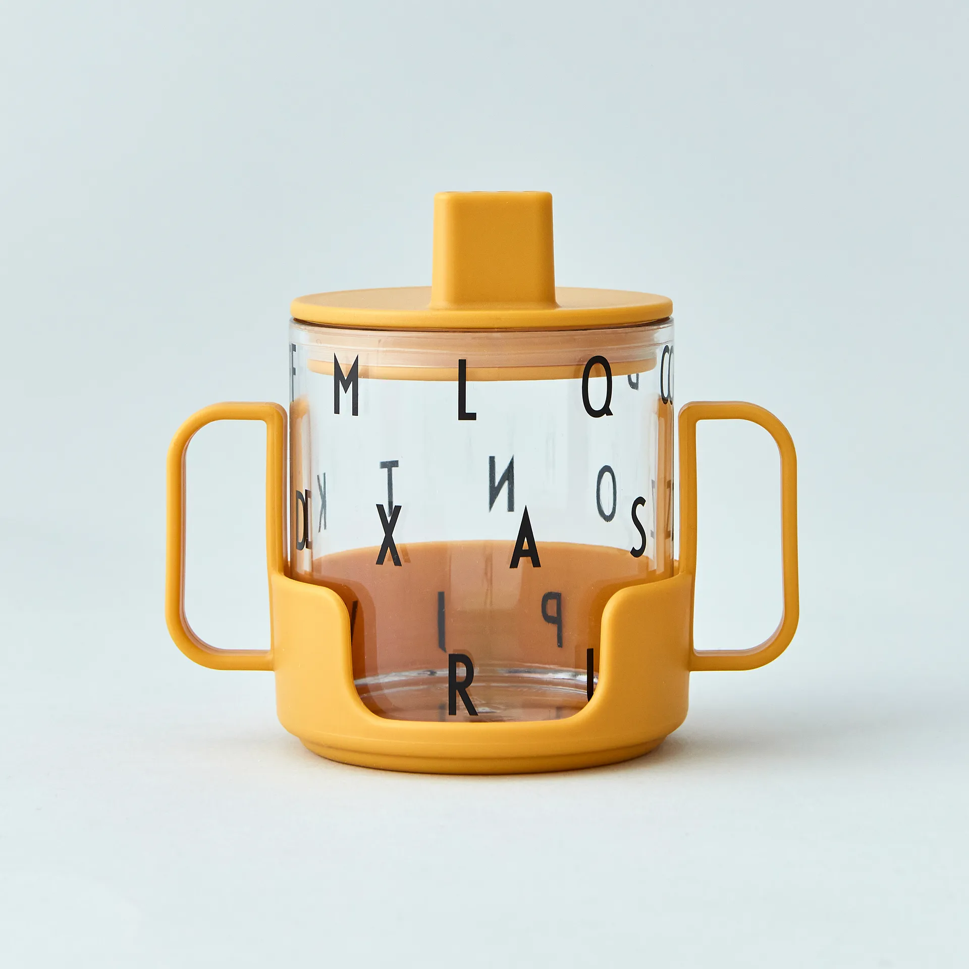 Design Letters handvat voor tritanglas, Mustard Design Letters