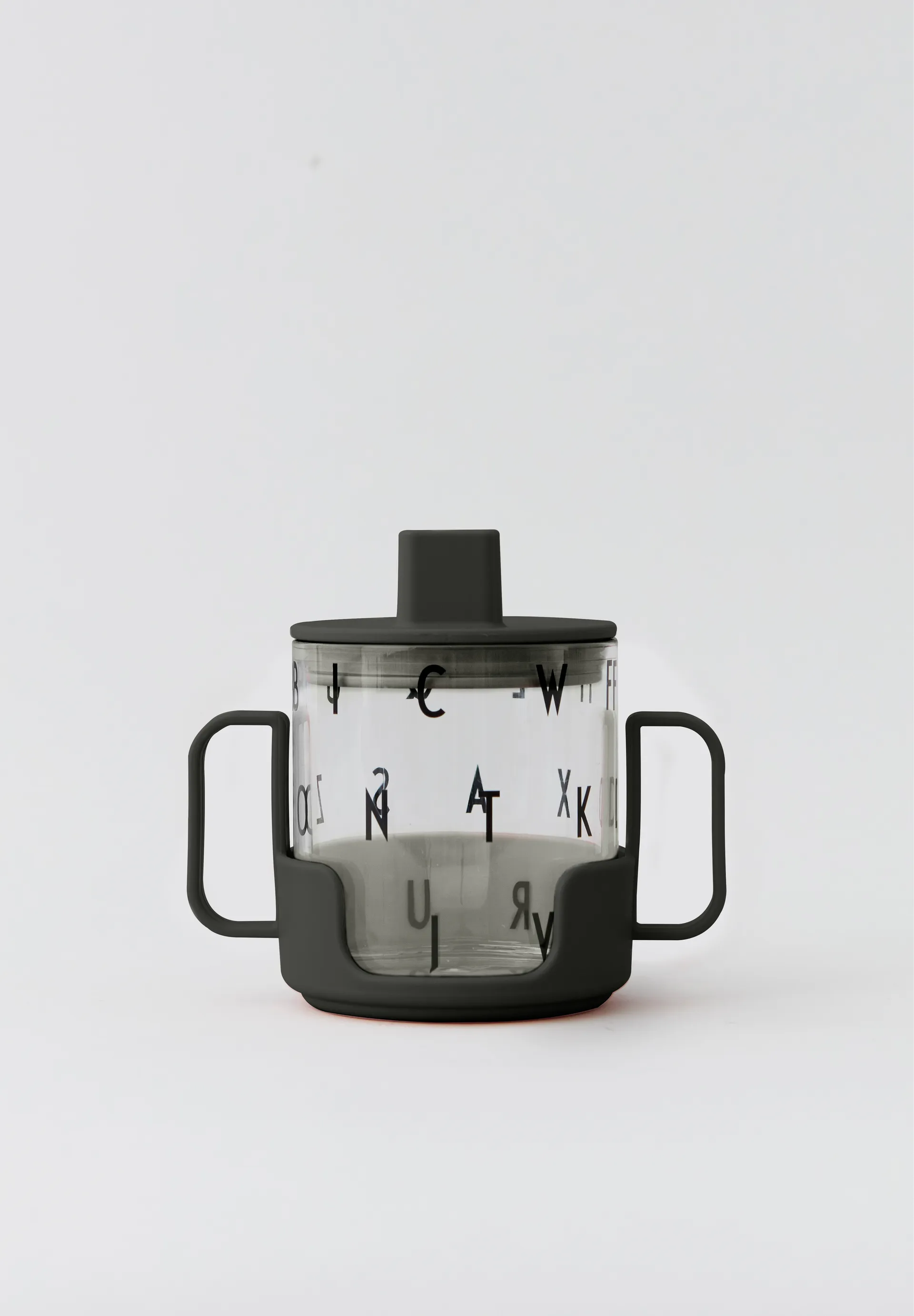 Design Letters handvat voor tritanglas, Zwart Design Letters