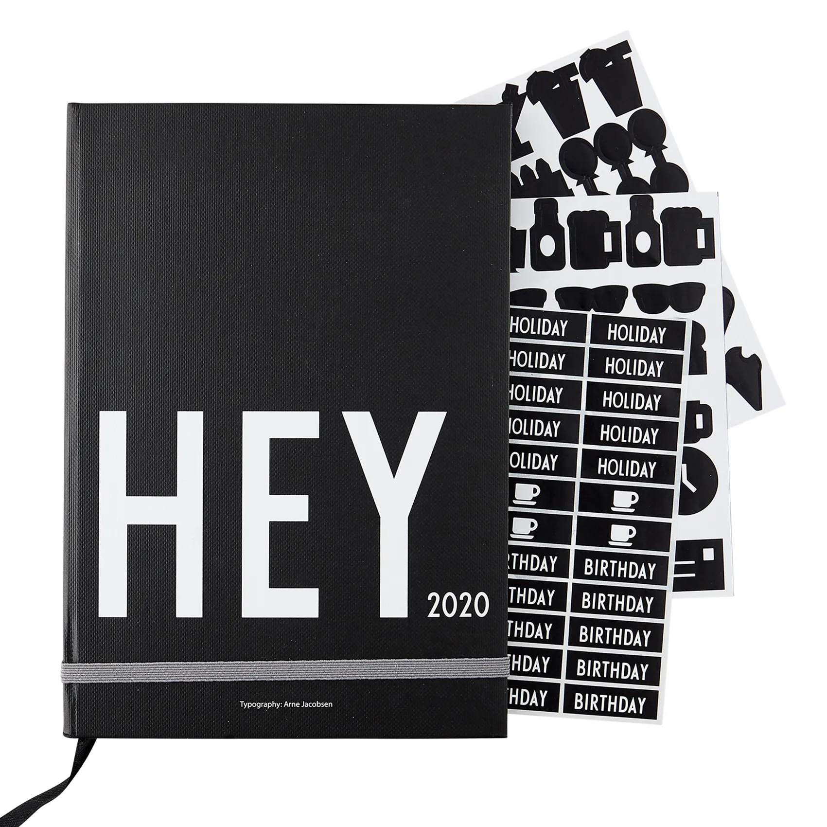 Design Letters kalender 2020, Zwart Design Letters