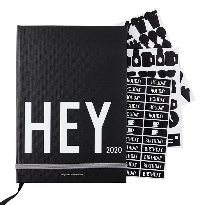 Design Letters kalender 2020, Zwart Design Letters