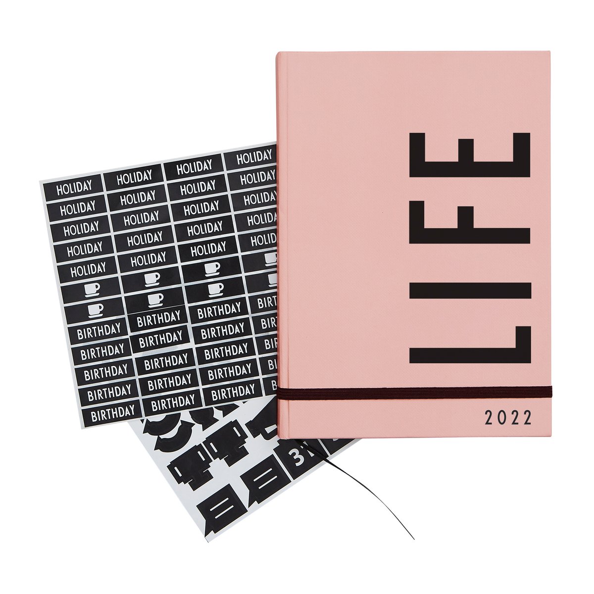 Design Letters kalender 2022 Nude | Scandinavisch Interieur | Kalenders & notitieboeken | Beige