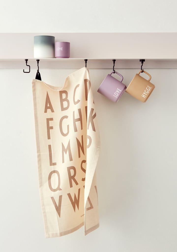 Design Letters keukenhanddoek 40x60 cm 2-pack, Off white Design Letters