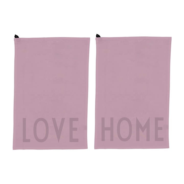 Design Letters keukenhanddoek favoriet 2-delig - Love-home-lavender - Design Letters