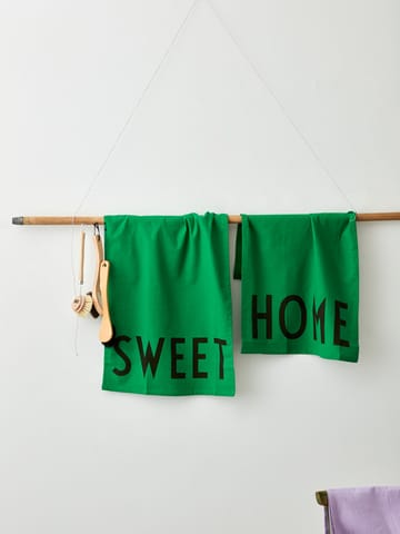 Design Letters keukenhanddoek favoriet 2-delig - Sweet-home-green - Design Letters