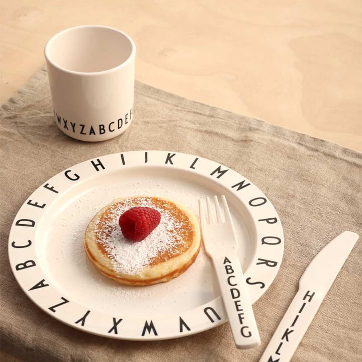 Design Letters Kids Basic Eco mok, White ABC Design Letters