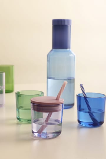 Design Letters Kids Eco drinkglas 2-pack - Blue - Design Letters